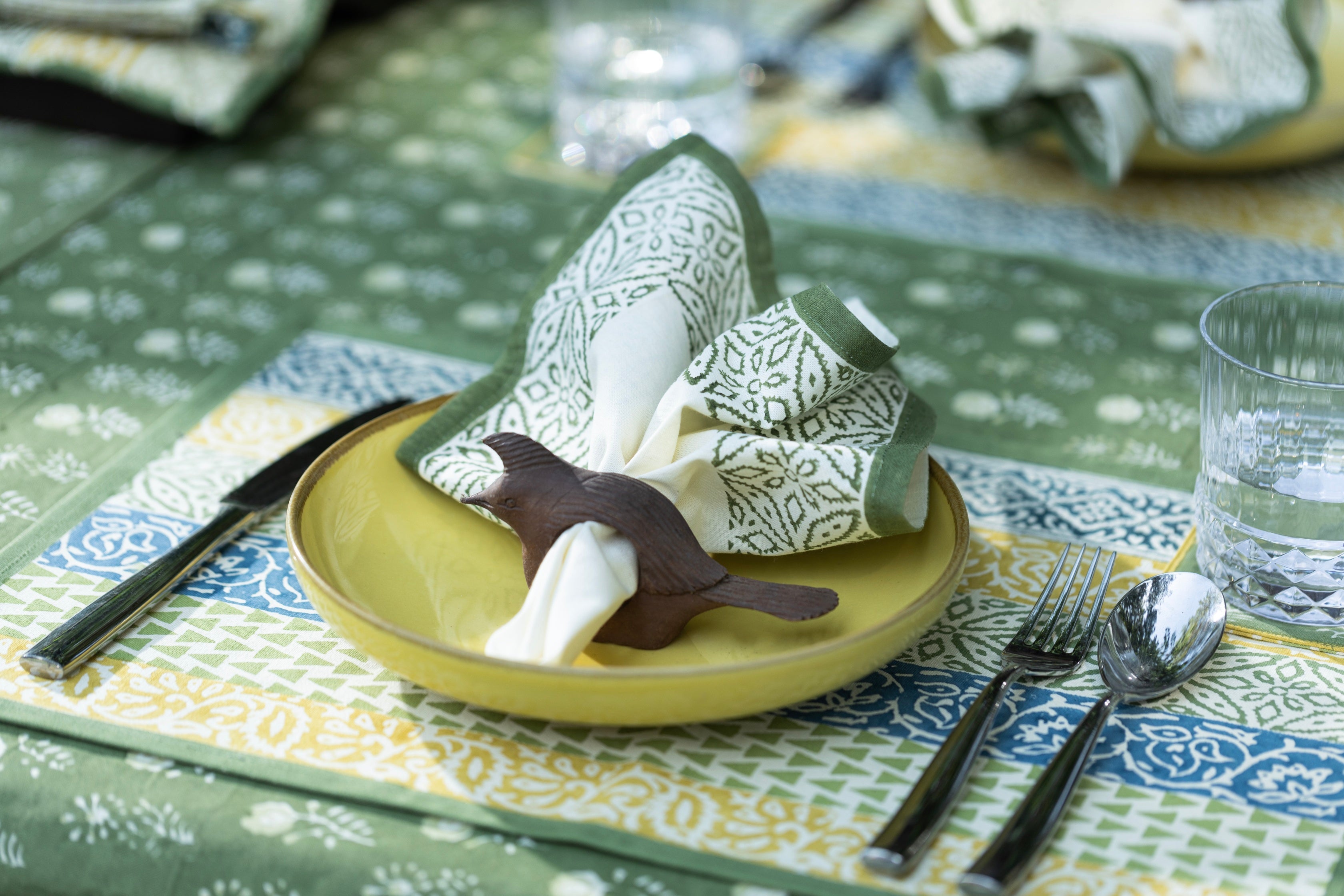 Table Cloth - Chippa Kundan Pudina