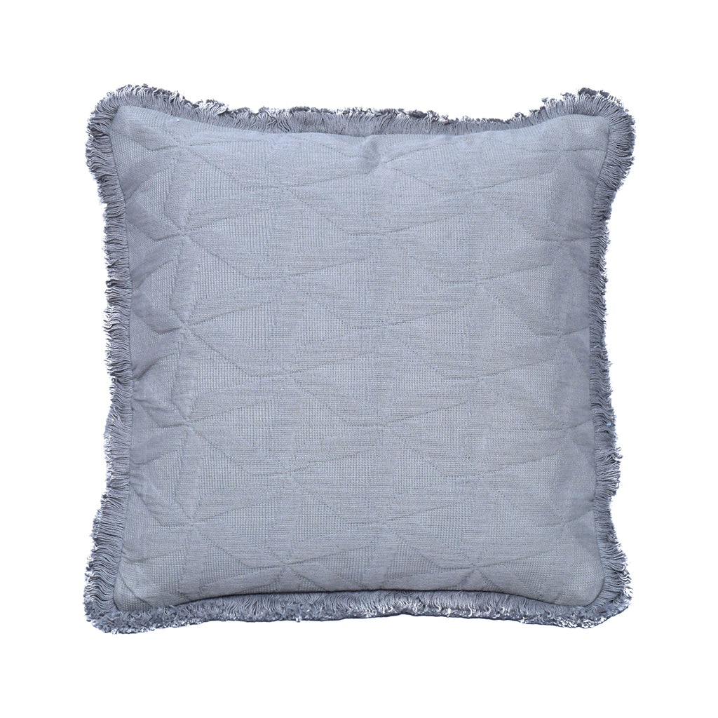 Cushion Cover with Fring - Matelasse Maple Wood