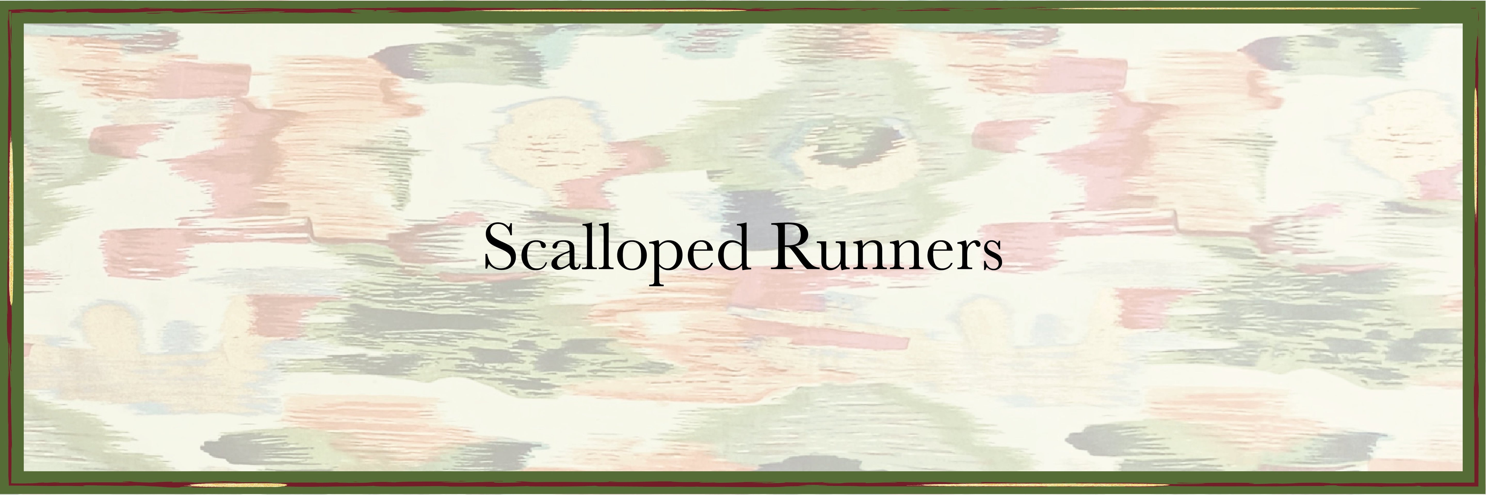 Scalloped Runners