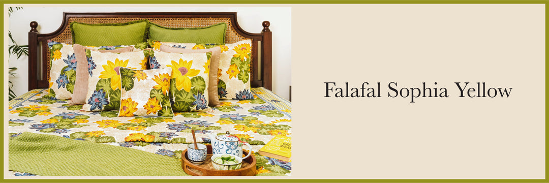 Falafal Sophia Yellow Bedroom Collection