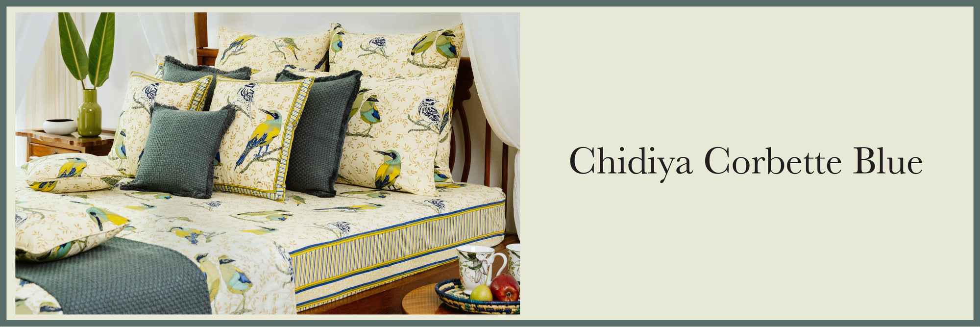 Chidiya Corbett Blue Bedroom Collection