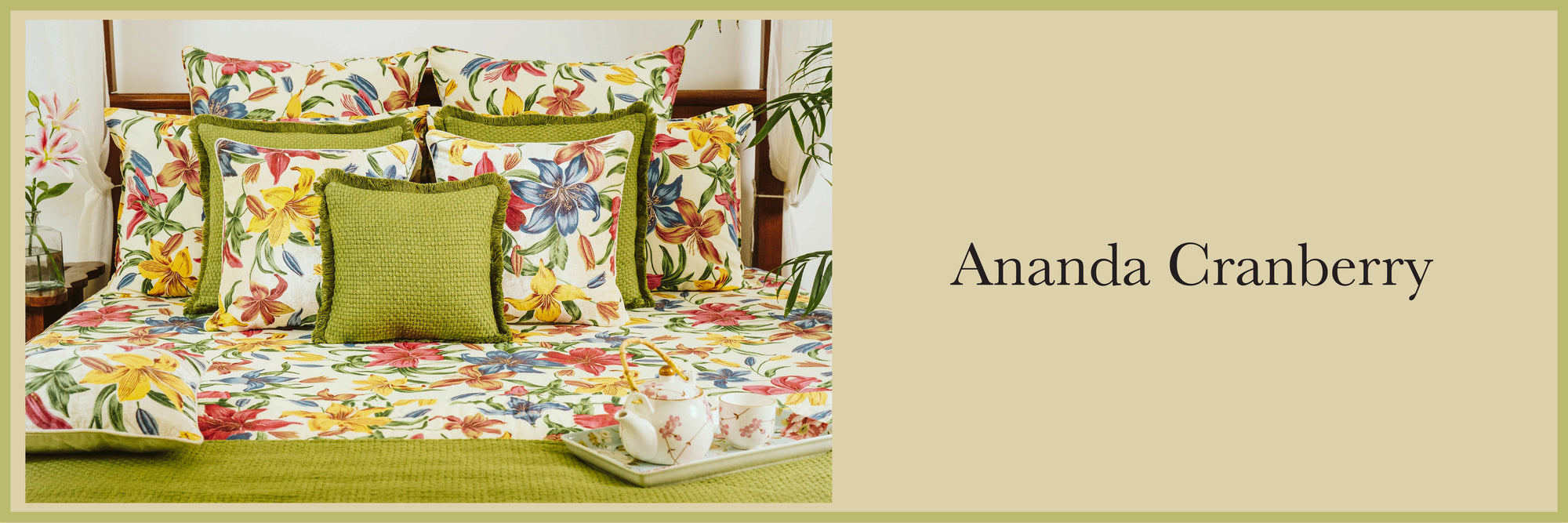 Ananda Cranberry Bedroom Collection