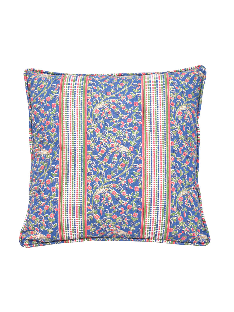 Cotton Cushion Cover - Peacock Bubbles