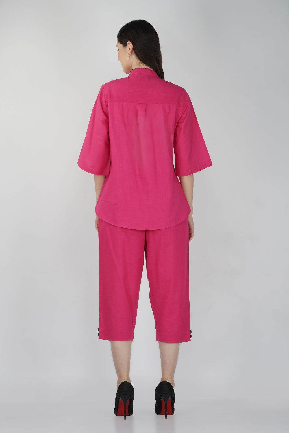 Tiara Co-ord Set
- Solid Colour Beetroot Pink