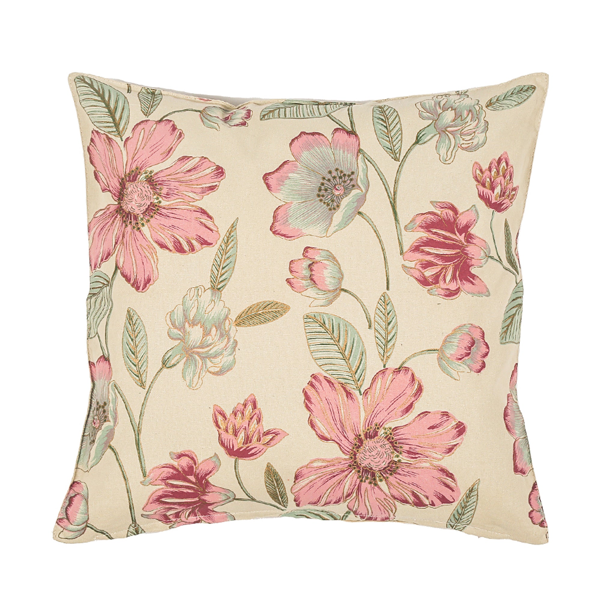 Cushion Cover - Bagicha Grey Pink