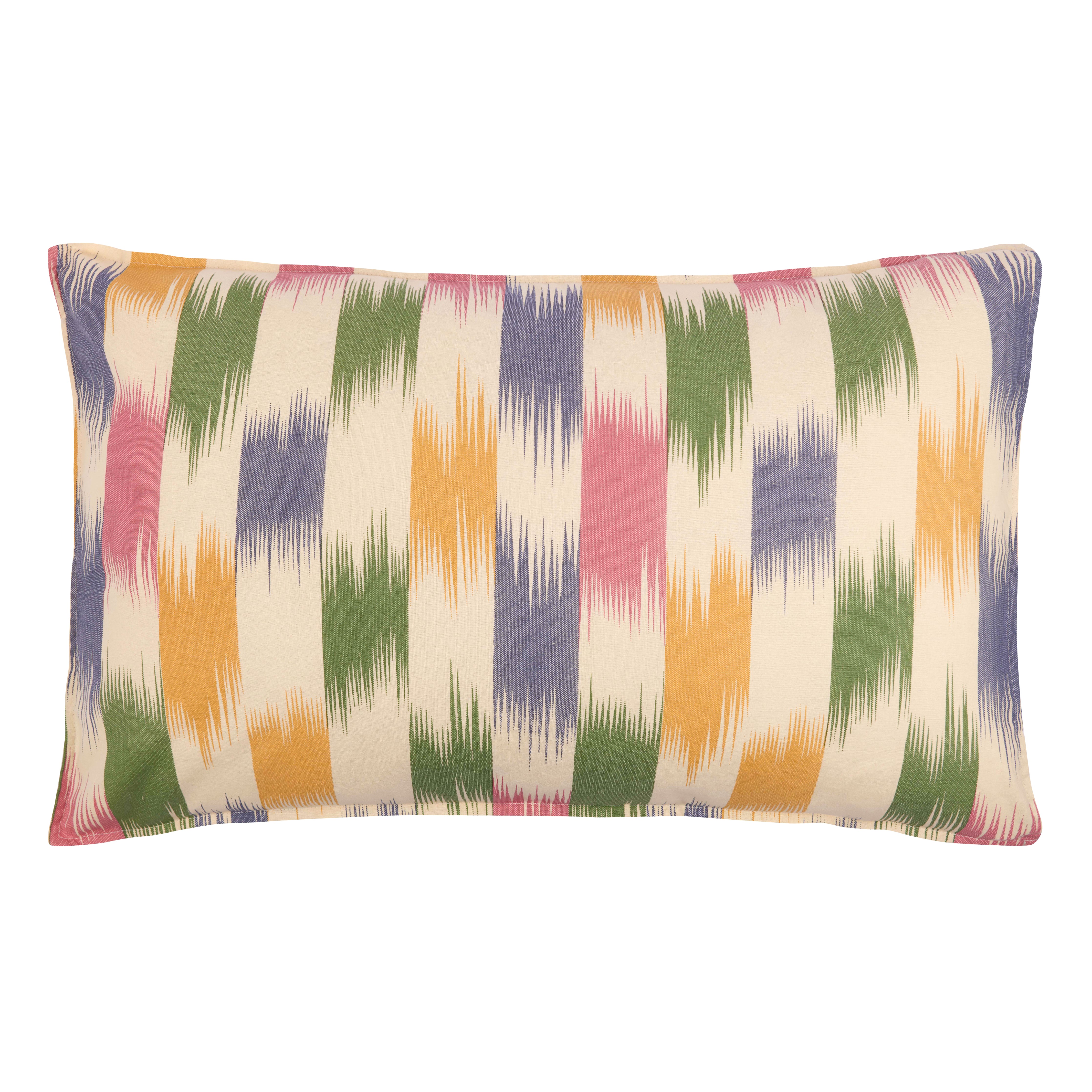 Pillow Cover - Brush Ikat Warm Olive