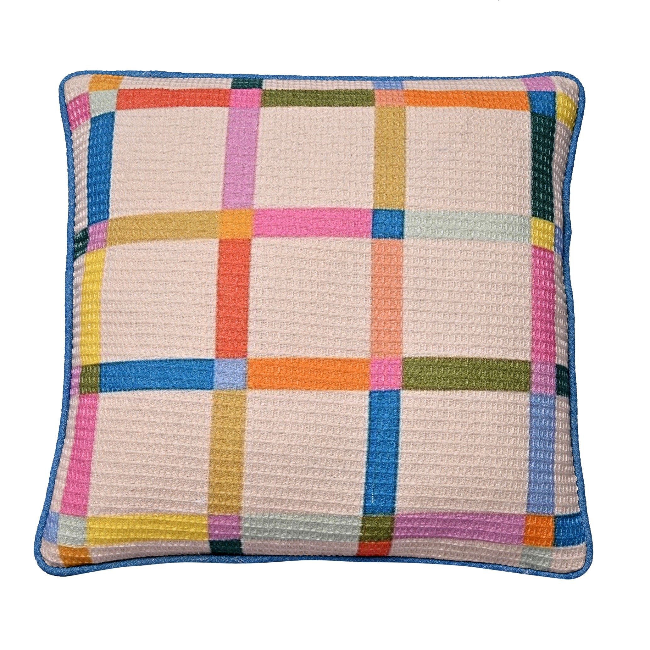 Cushion Cover with Piping - Prism Rainbow