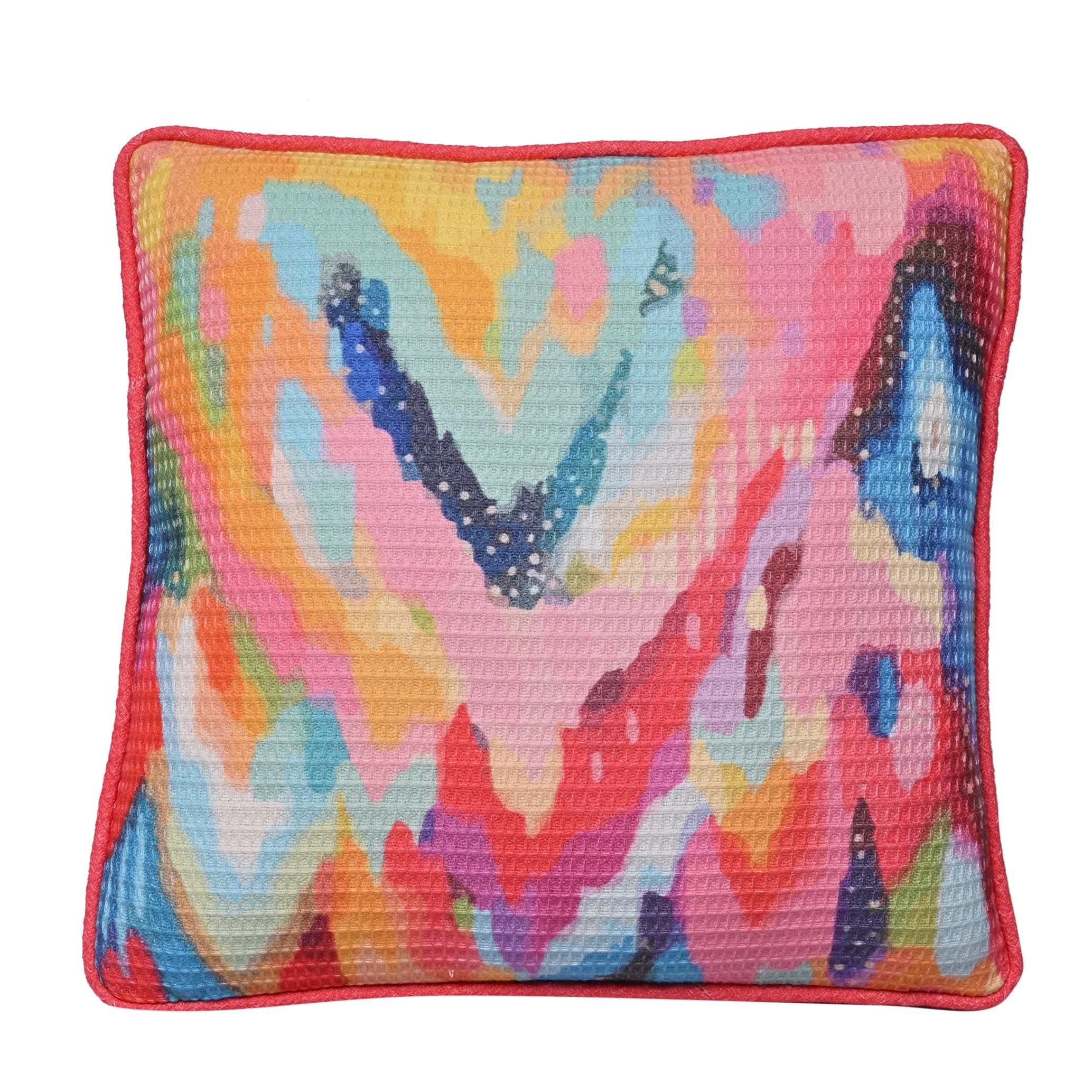 Cushion Cover with Piping - Pyramidal Multi