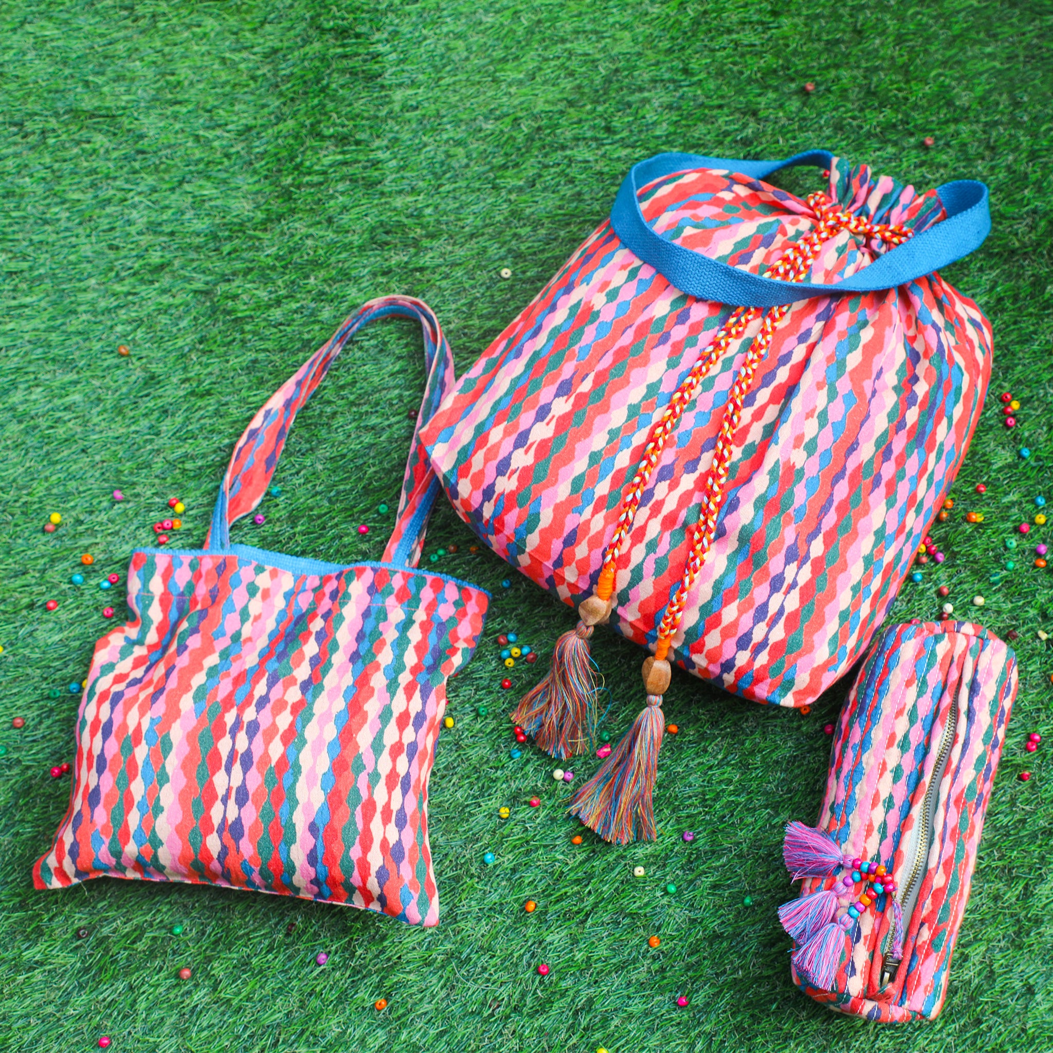Bags - Fauvism Ribbons Flashy