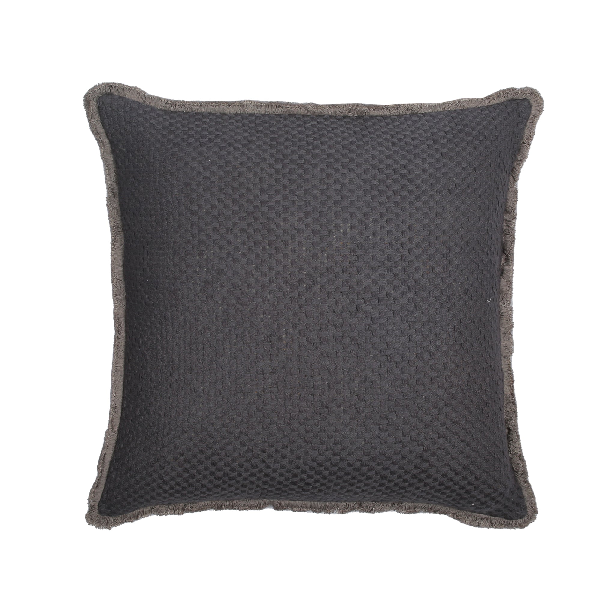 Cushion Cover - Plain Dyed Charcoal