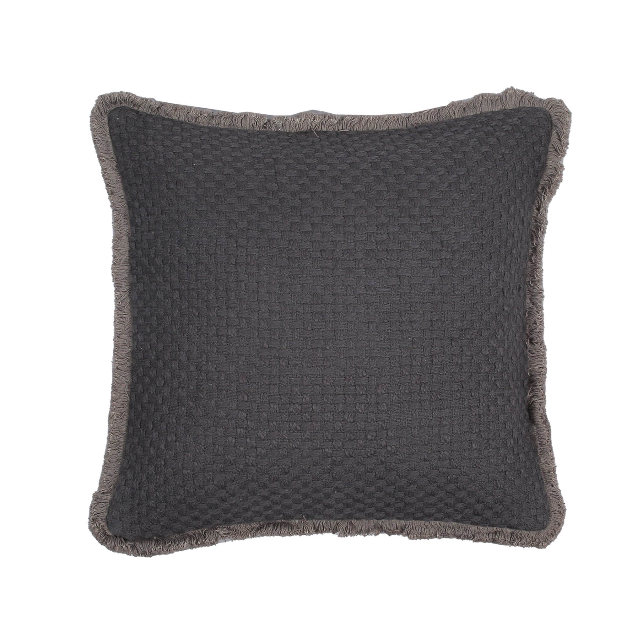Cushion Cover - Plain Dyed Charcoal
