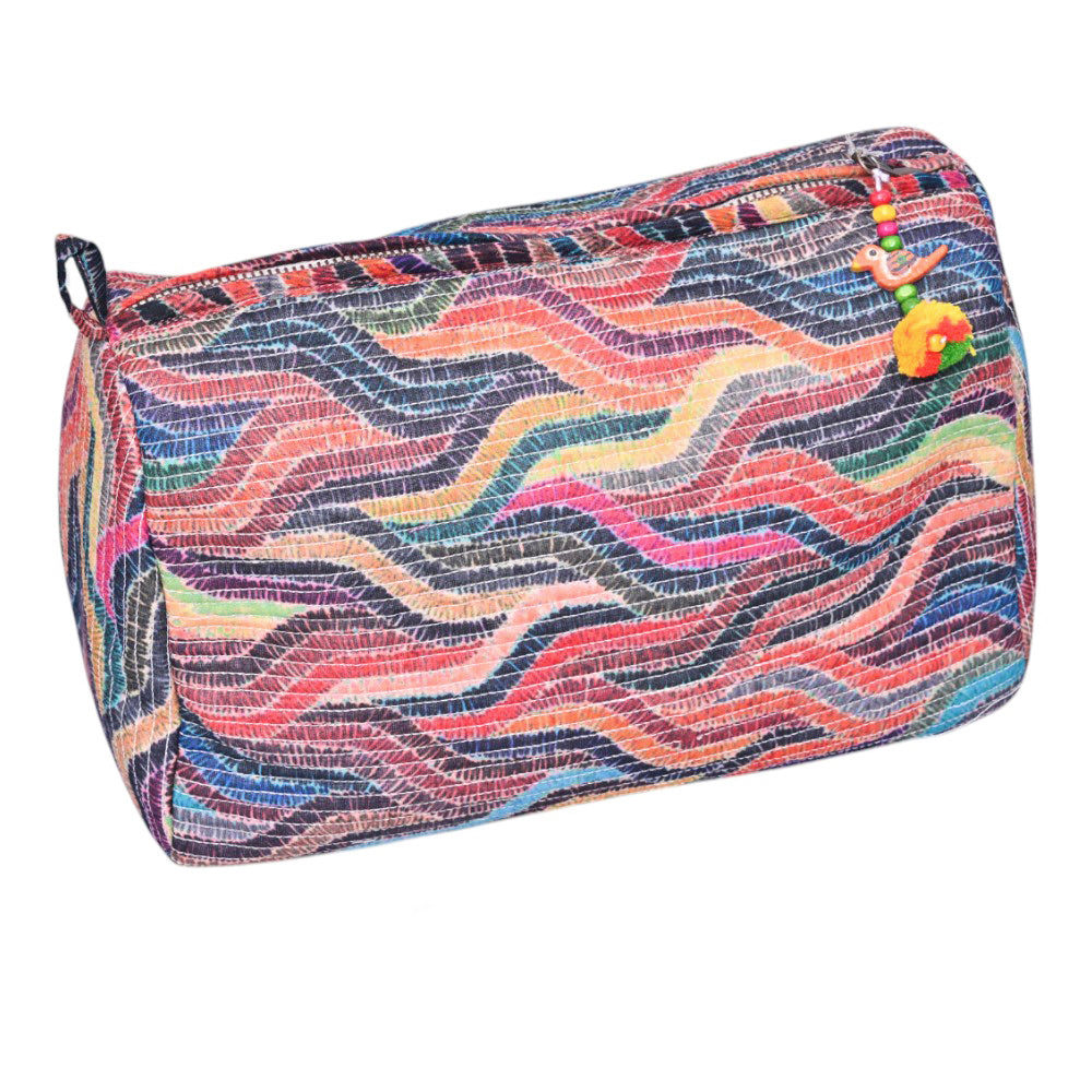 Big Toilet Pouch - Color Wave Multi