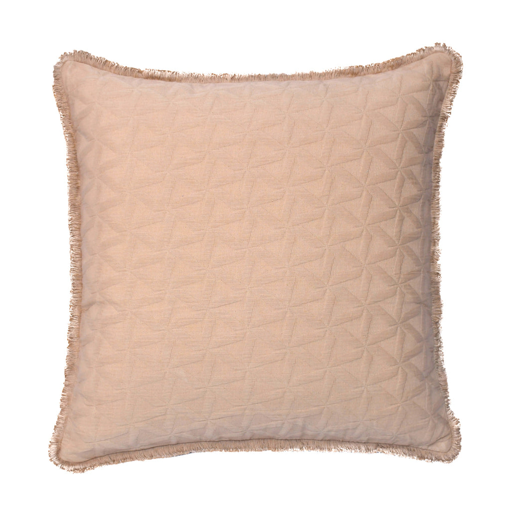Cushion Cover with Fring - Matelasse Mystic Gold