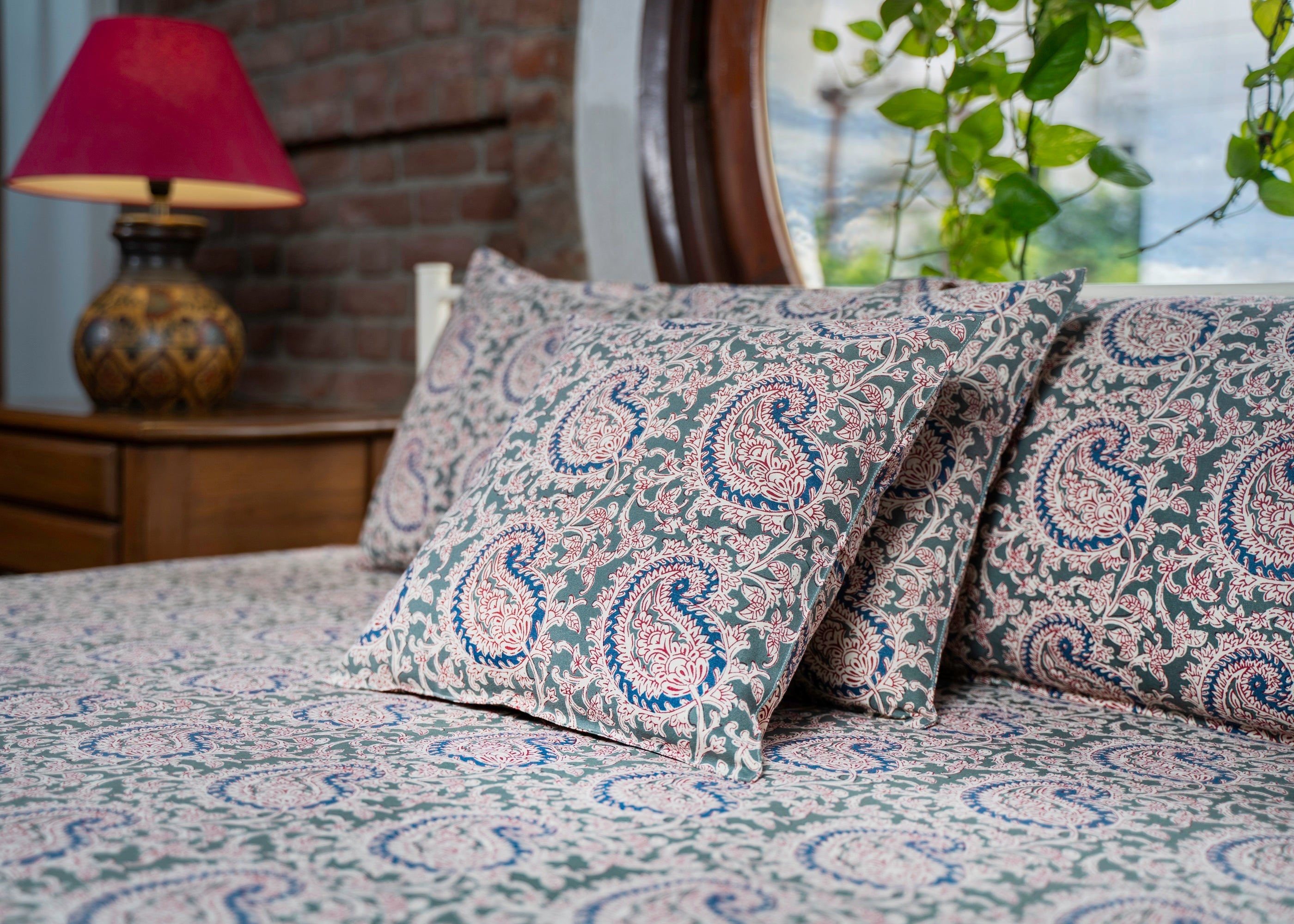 Bed Cover - Mango Paisley Celestial