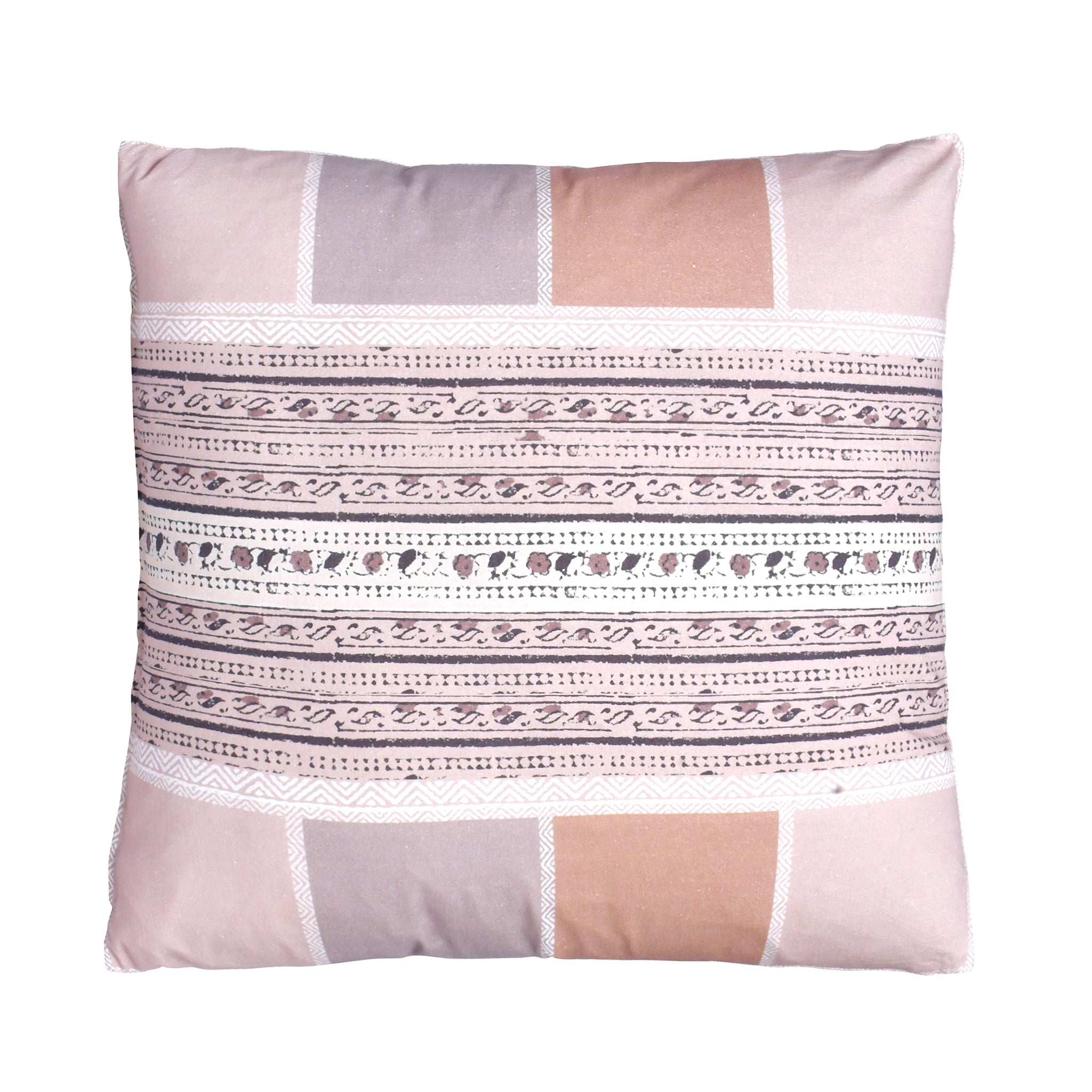 Cotton Cushion Cover - Patta and Salli Taupe