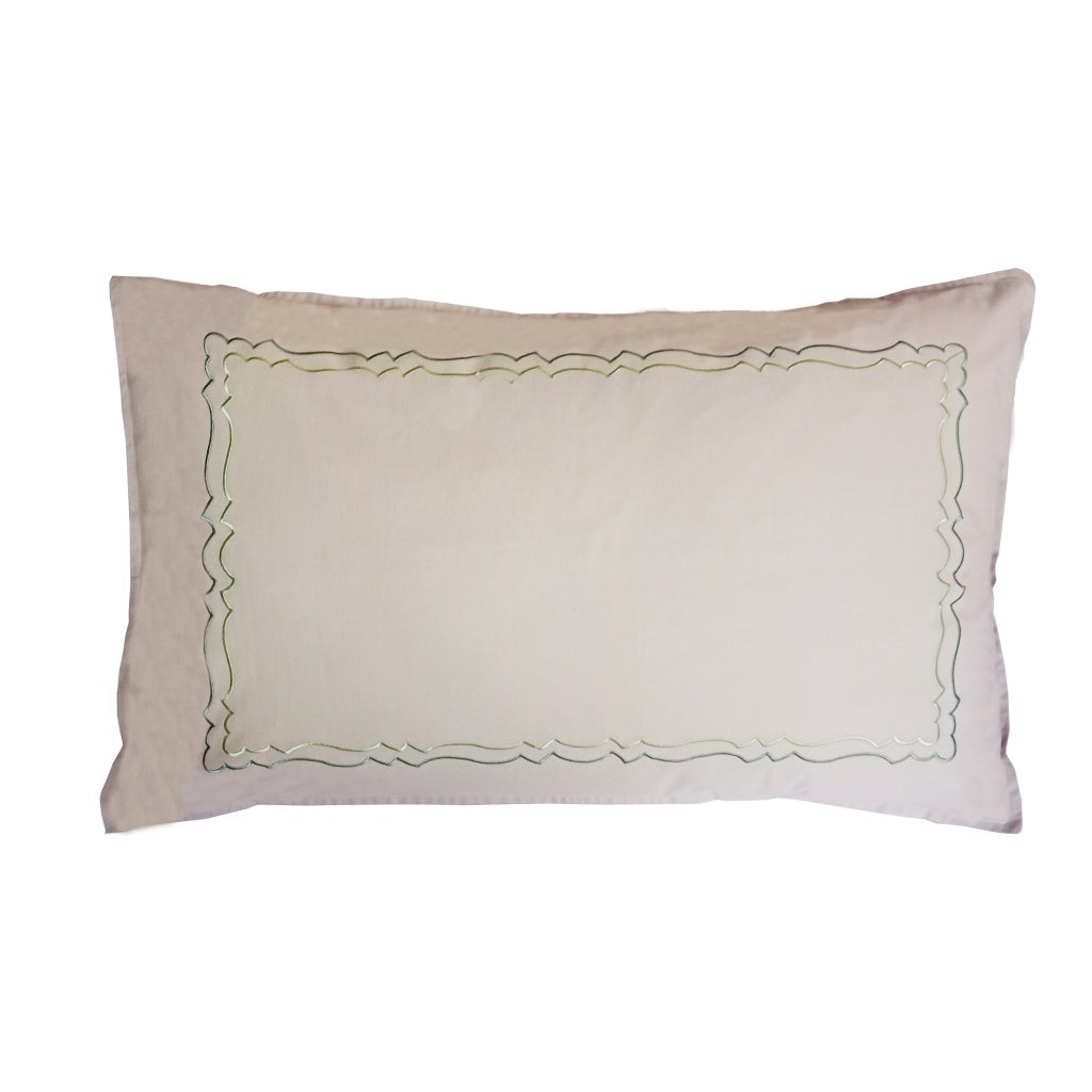 Scalloped Pillow Cover - Scalloped Greens