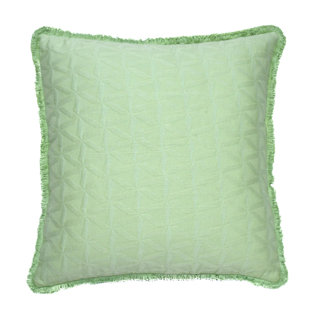 Cushion Cover with Fring - Matelasse Kiwi