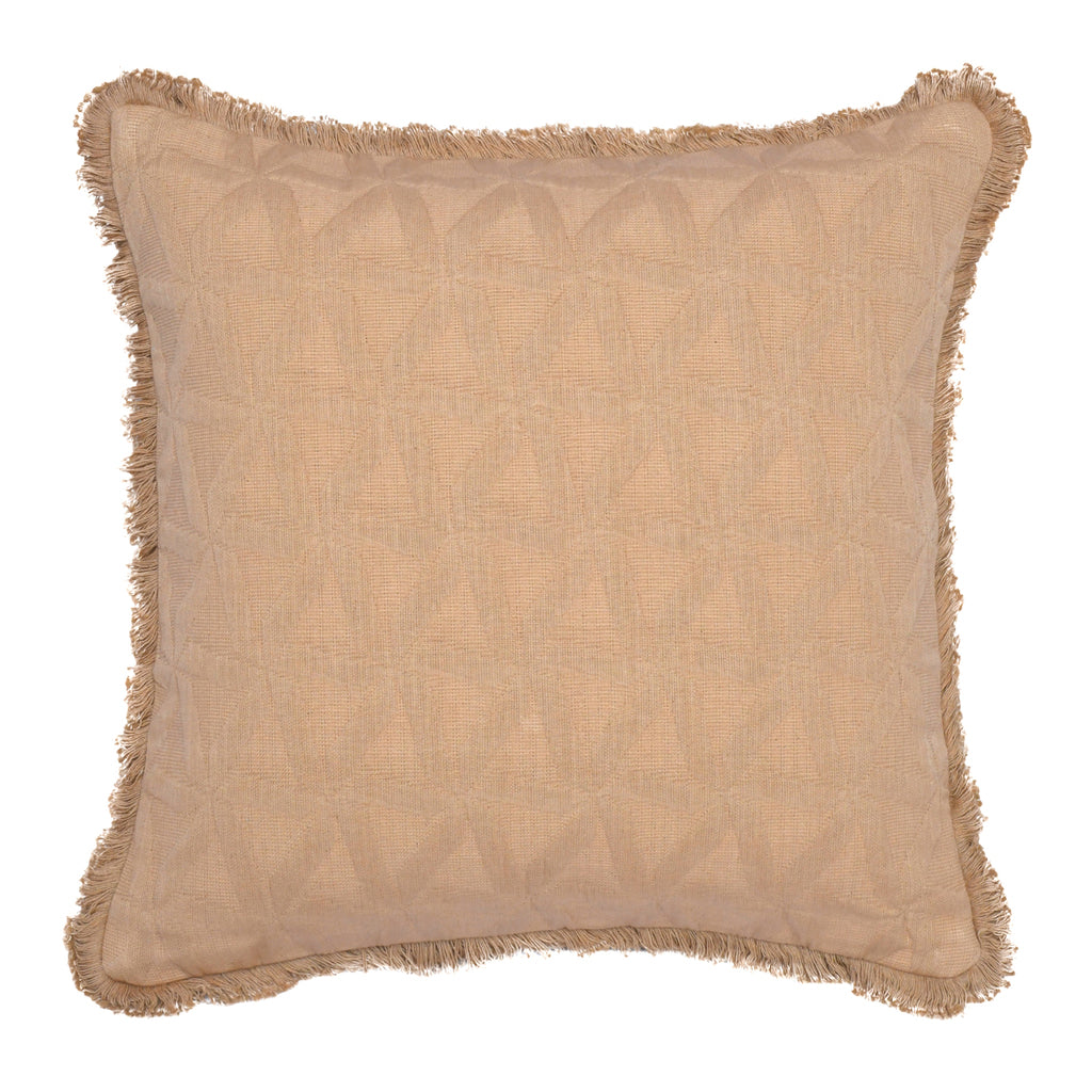 Cushion Cover with Fring - Matelasse Mystic Gold