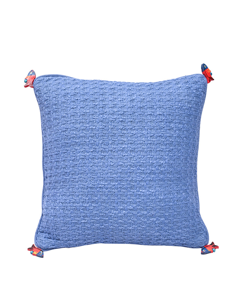 Plain Dyed Cushion Cover - Dutch Blue