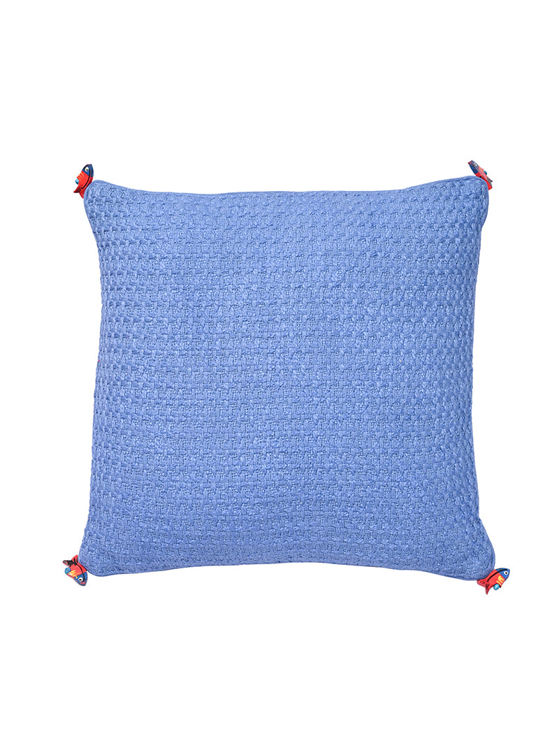 Plain Dyed Cushion Cover - Dutch Blue