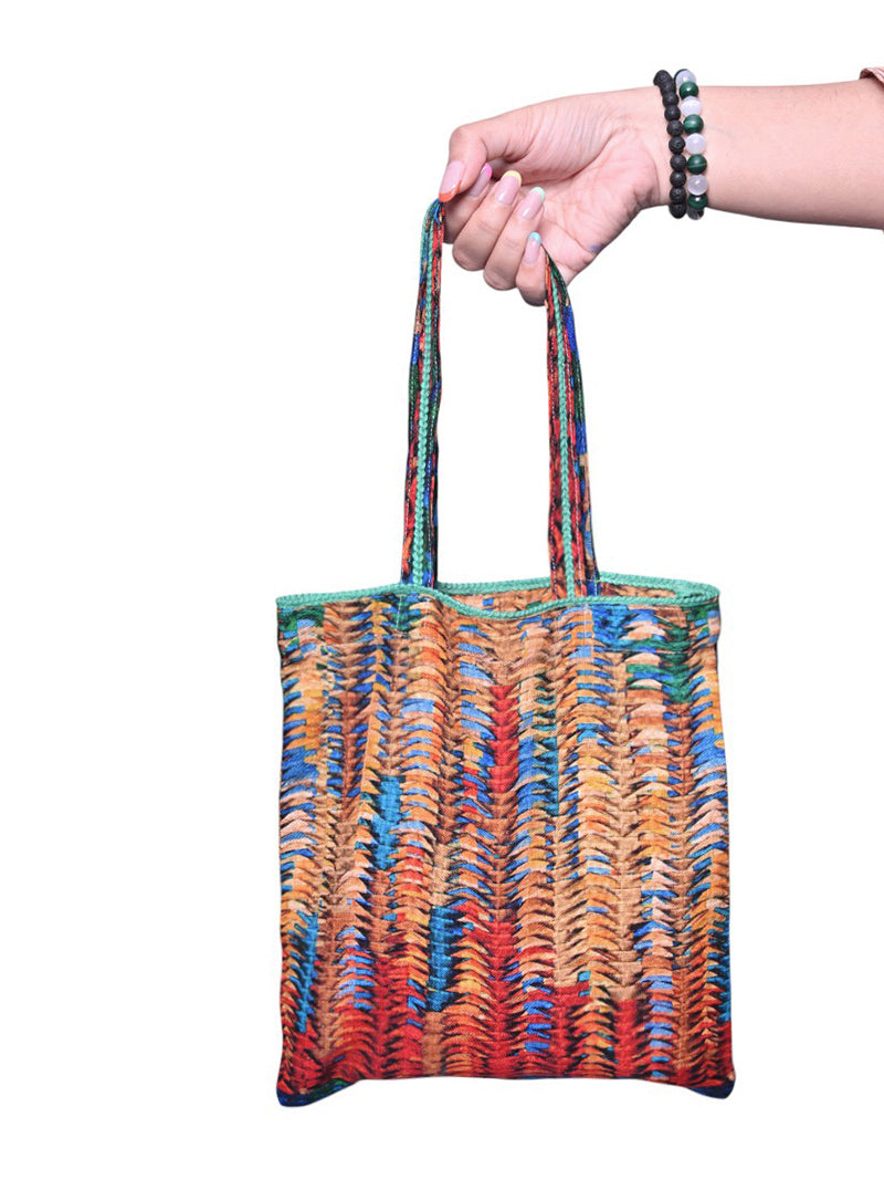 Mini Bag - Rainbow Feather Multi