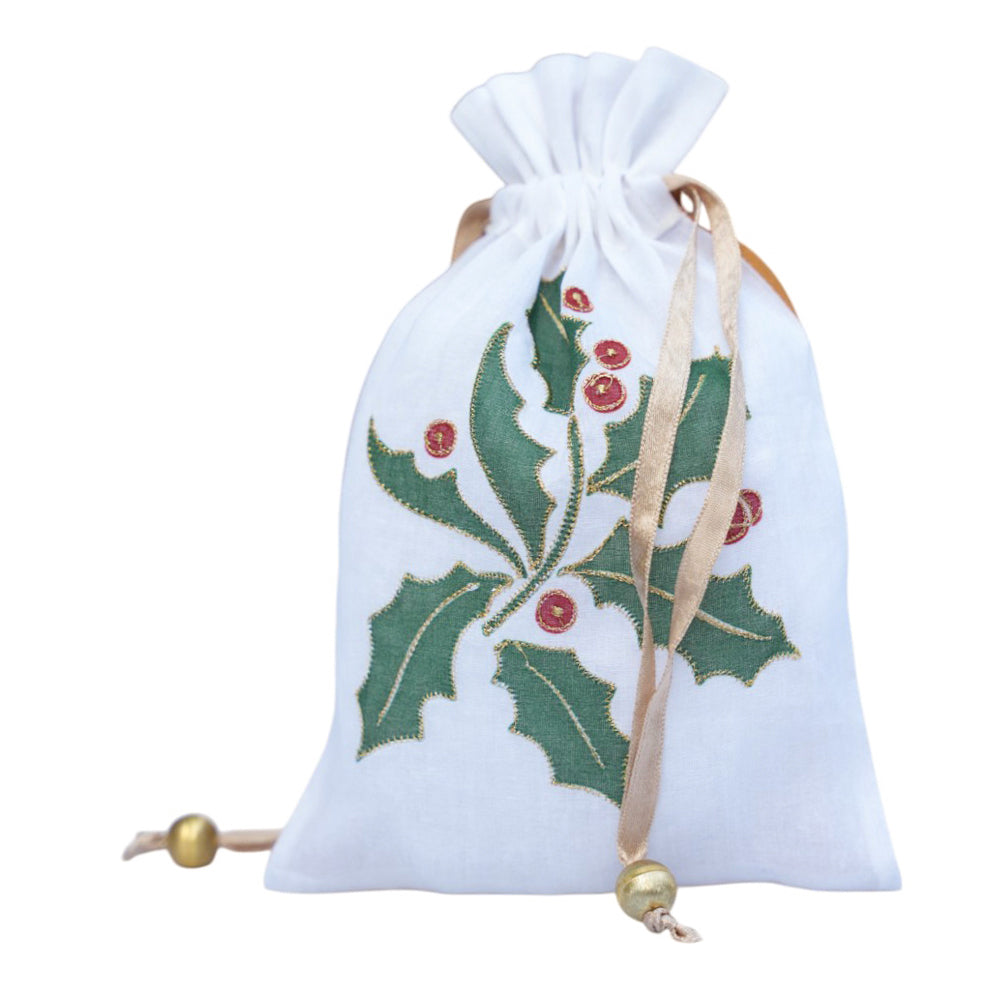 Potli Pouch - Festive Garland Natural