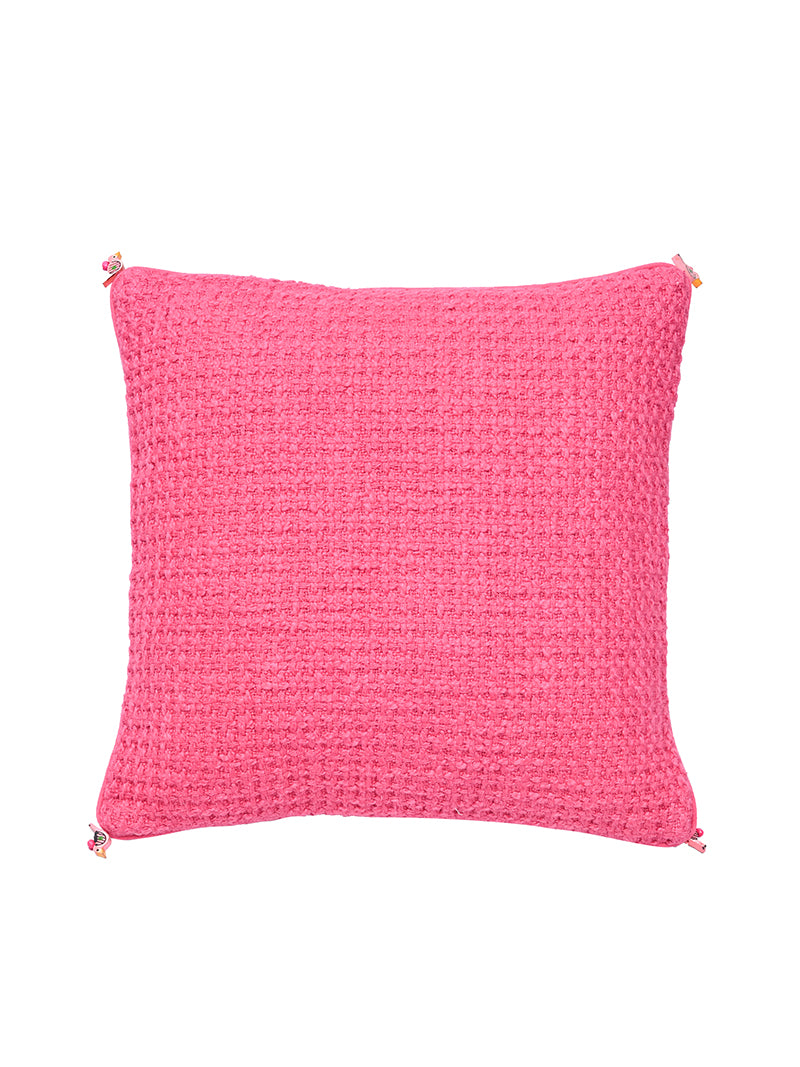 Plain Dyed Cushion Cover - Rose Red