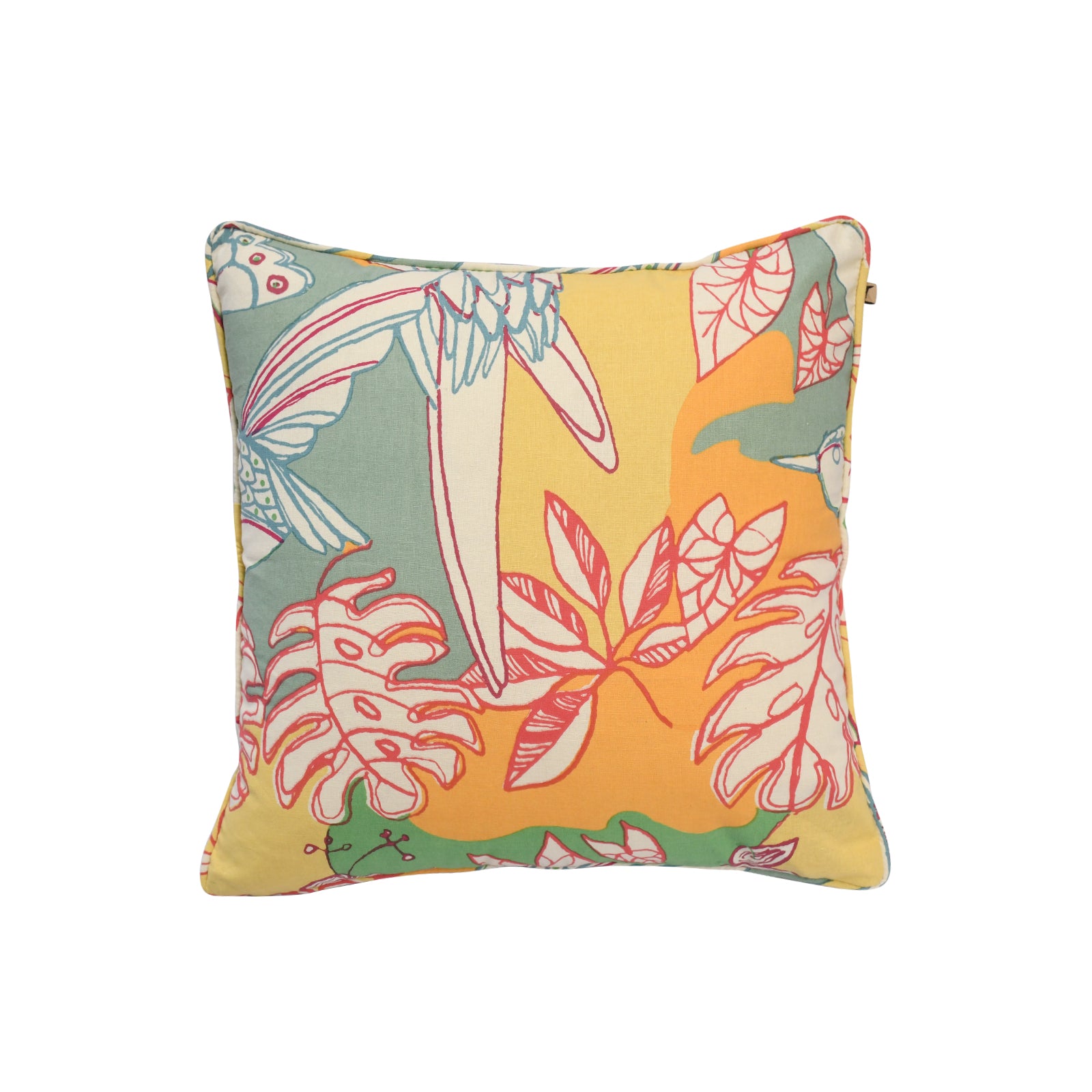 Cushion Cover - Rain Forest Saffron