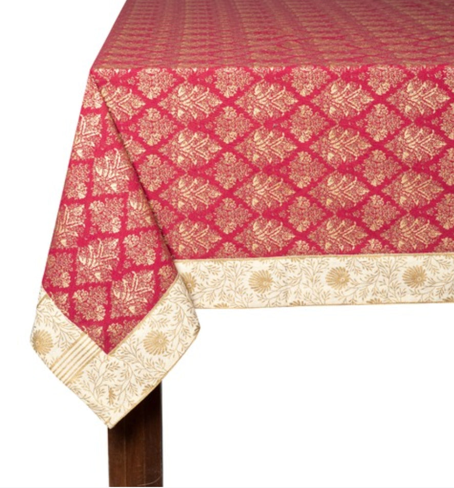 Table Cloth - Baroque Ruby