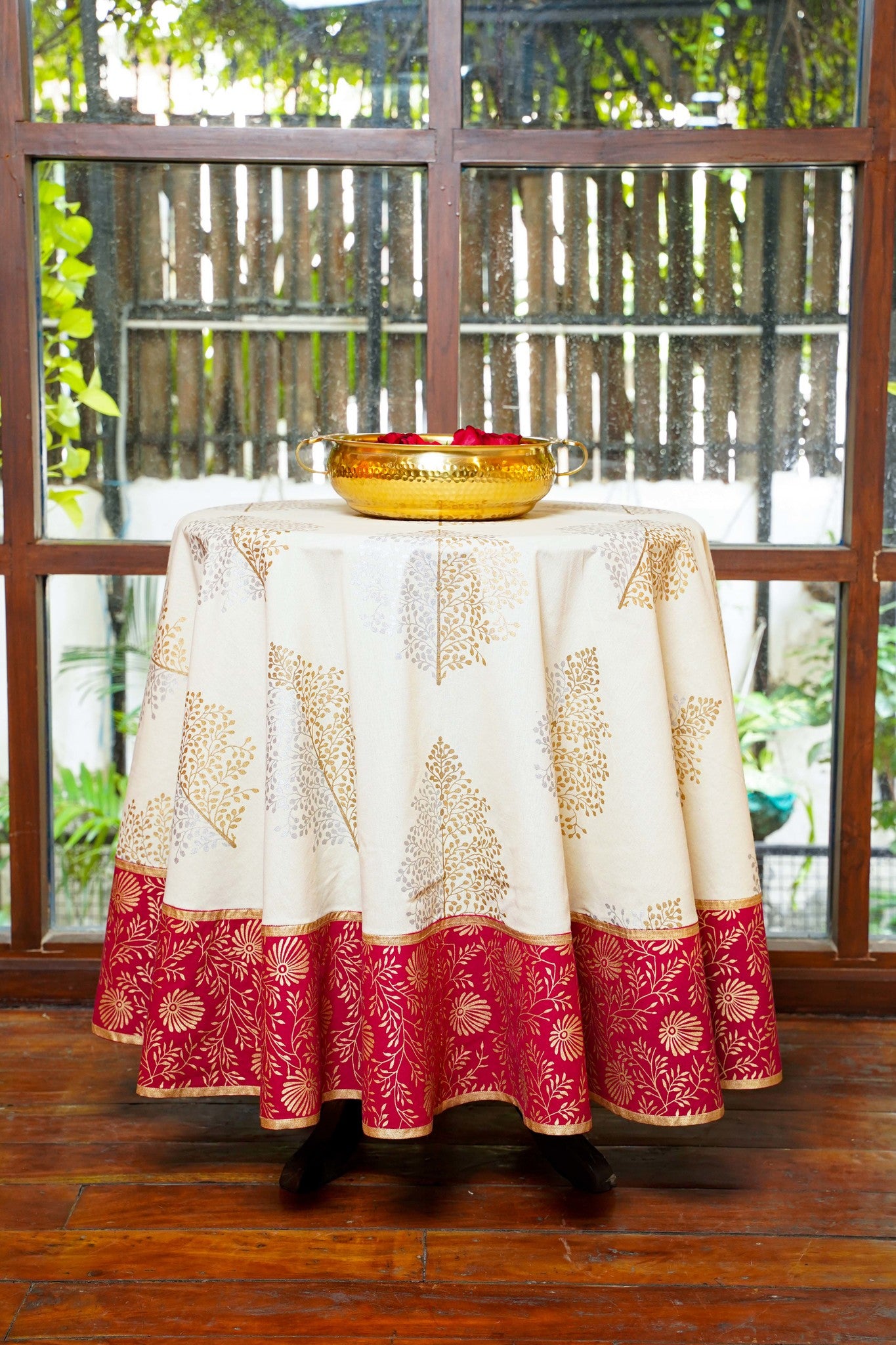 Round Table Cloth - Himalaya Biscotti