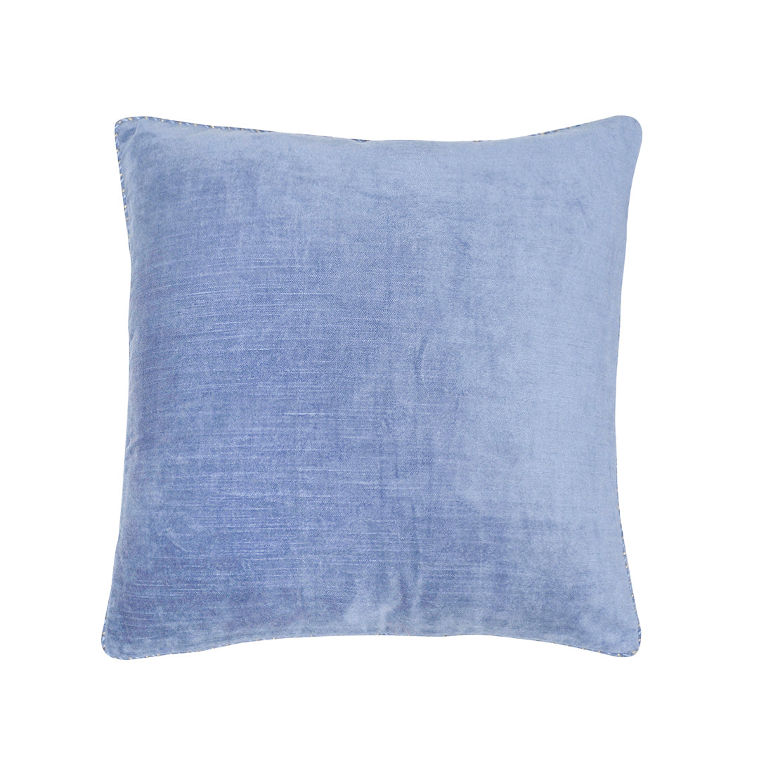 Cushion Cover with Lurex - Thar Classic Blue