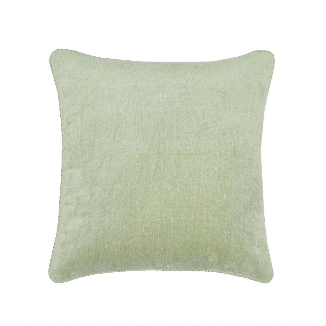 Cushion Cover with Lurex - Thar Green Ash