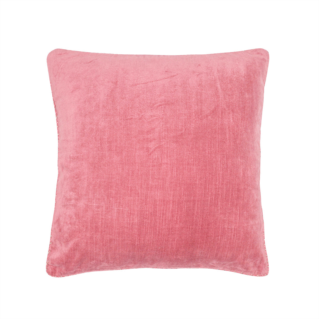 Cushion Cover with Lurex - Thar Mars Red