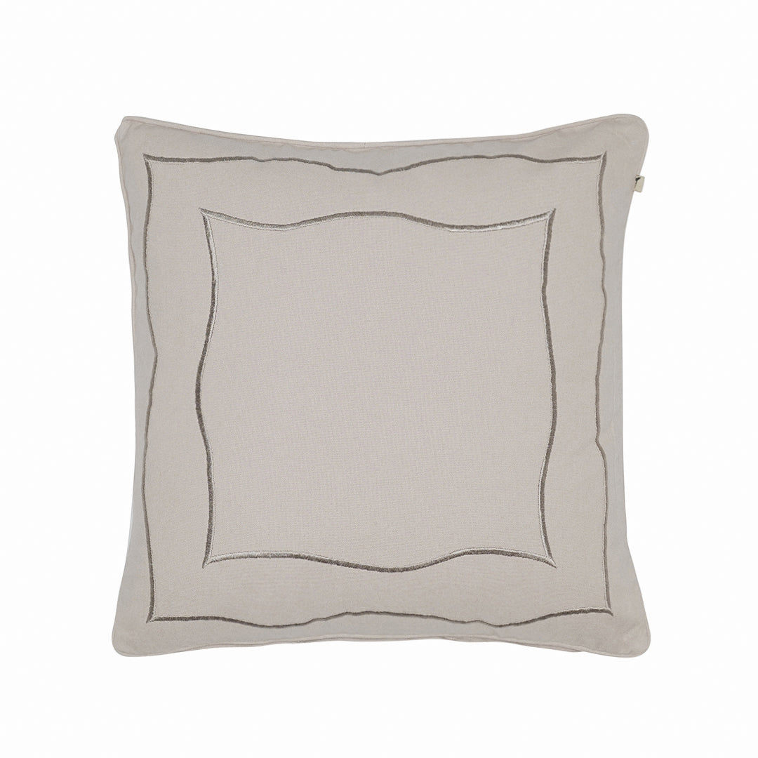 Scalloped Cushion Cover - Vintage Scalloped Beige
