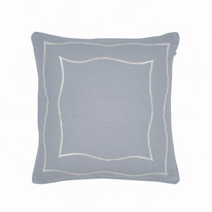 Scalloped Cushion Cover - Vintage Light Blue