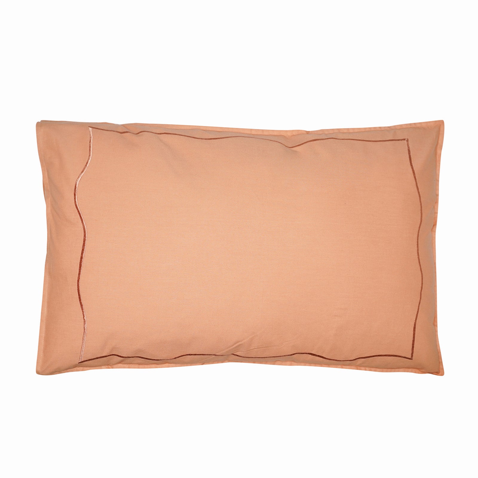 Scalloped Pillow Cover - Vintage Scalloped Light Orange
